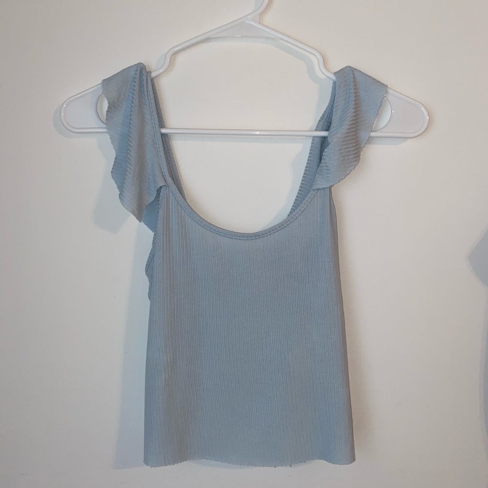 Crop Flutter Strap Top